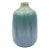 Vintage Mid 20th Century Crackle Drip Ceramic Vessel Vase Turquoise Teal Blue Lilac Purple Citrine Lime Green For Sale