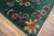 Green 1920s Green Flowers Modern Antique Chinese Art Deco Carpet 8'9" X 11'6" Knotted Pile Wool Rug For Sale - Image 8 of 9