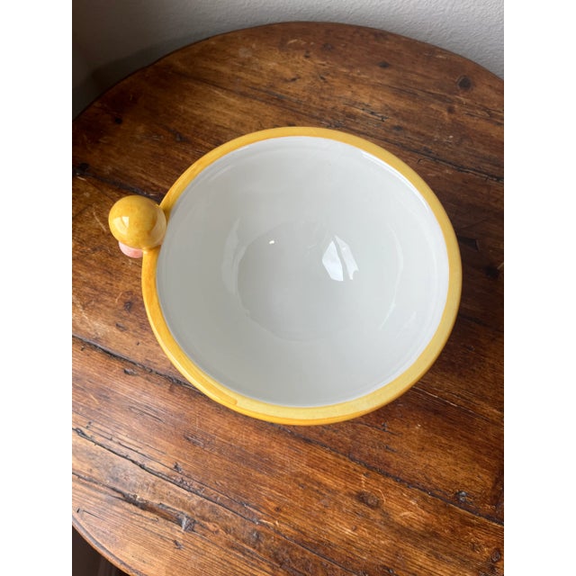 Dalla Gassa, Mario Nove, Italy A ceramic pedestal bowl No chips. Some crackled parts. Overall in good condition...