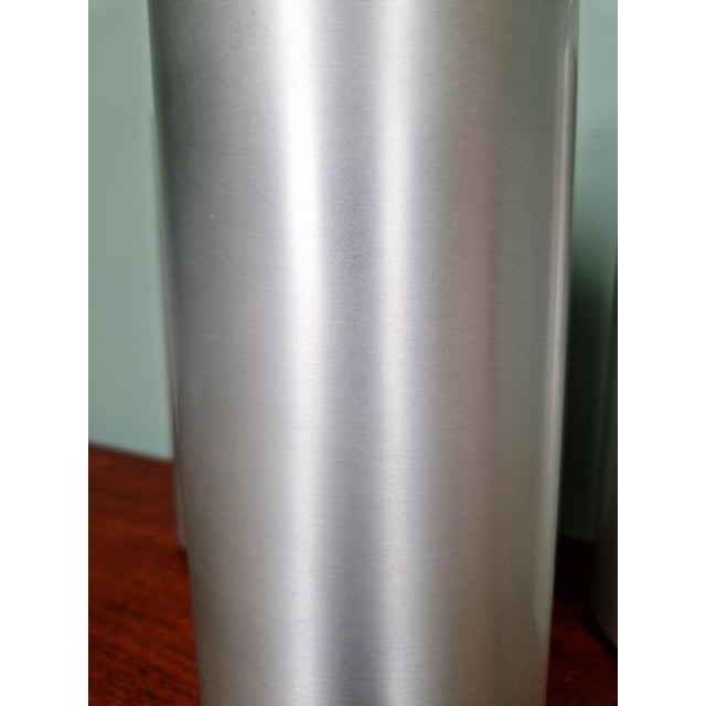 Space Age Ceiling Lights in Brushed Aluminum from Staff Leuchten, 1970, Set of 3 For Sale - Image 10 of 17