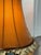 1960s Chinese Painted Lamp With Custom Made Silk Velvet Shade. For Sale - Image 4 of 12