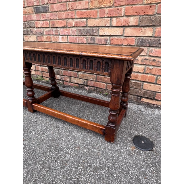 19th Century Antique English Bench For Sale - Image 12 of 12
