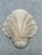 Hollywood Regency Shell-Shaped Ceramic Wall Light, 1970s For Sale - Image 9 of 9