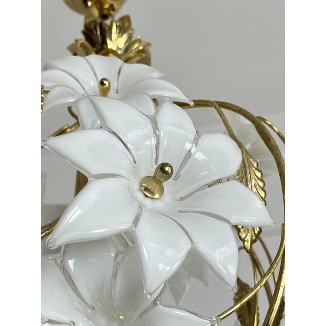 Vintage Murano Glass Hanging Light, 1970s, Set of 2 For Sale - Image 10 of 11