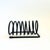 Black Metal Coil Letter Holder For Sale - Image 4 of 9