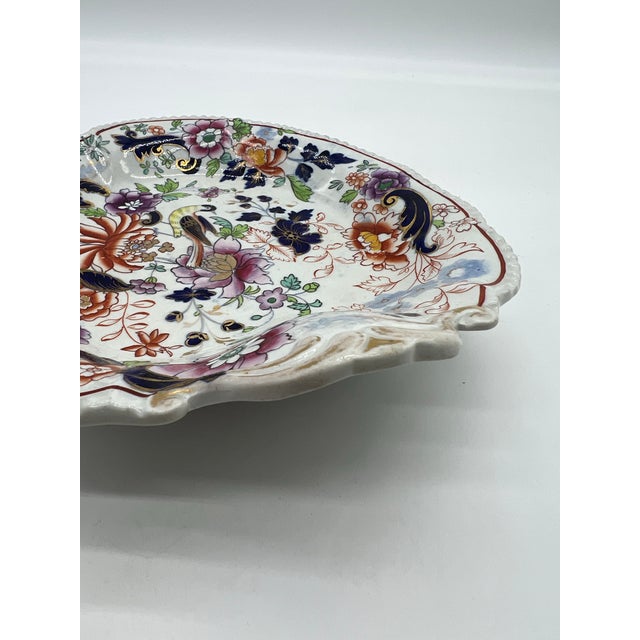 Early 19th Century Antique Mason’s Ironstone Decorated Imari Style Sweet Meat Dish, Circa 1810’s For Sale - Image 5 of 11