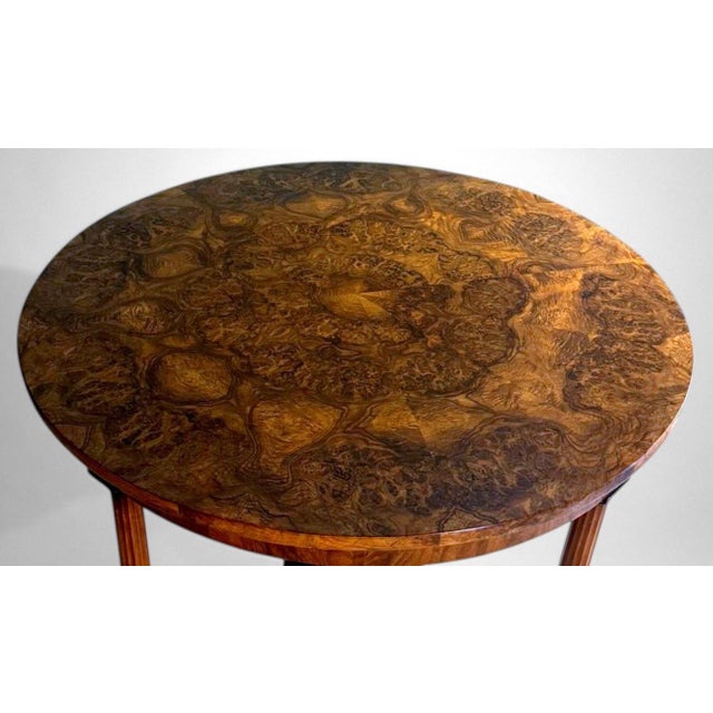 Brown Late 19th Century Biedermeier Style Large Italian Round Table For Sale - Image 8 of 18