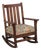 Antique L & j.g. Stickley Mission Oak Rocking Chair For Sale