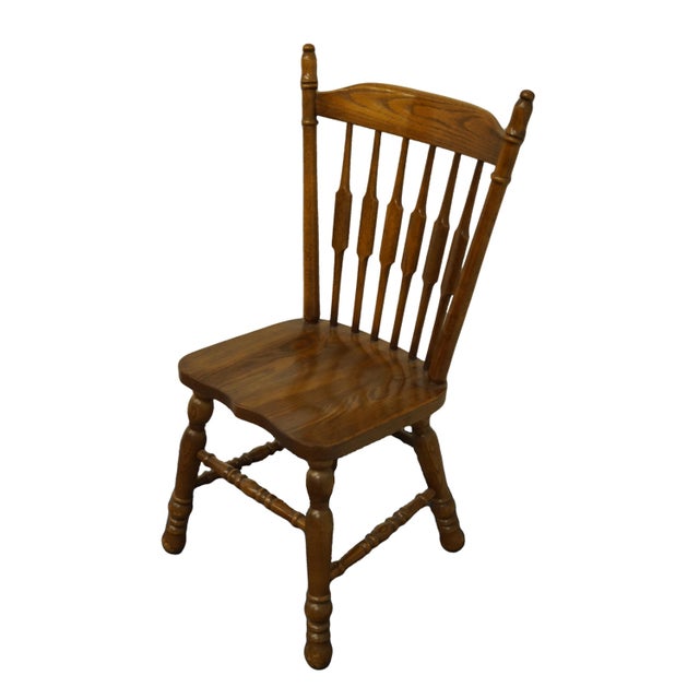 Cochrane Furniture Solid Oak Country French Cattail Back Dining Side