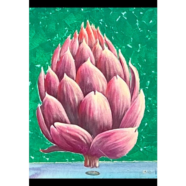 Peter Read Framed Artichoke Painting For Sale - Image 15 of 17