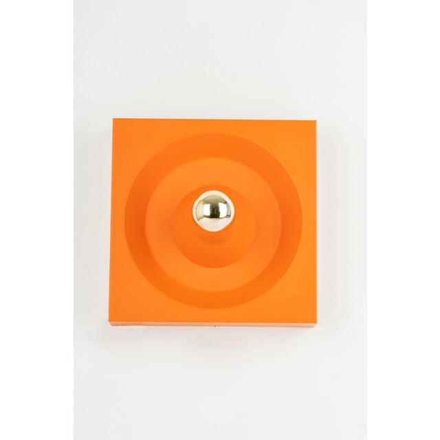 Gold Petite Mid-Century Wall Light attributed from Kaiser Idell / Kaiser Leuchten, Germany, 1970s For Sale - Image 8 of 9