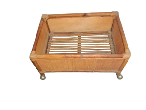 Rattan Trolley on Wheels