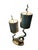 Sculpture Materials Twin Flame Sculpture Lamp For Sale - Image 7 of 12