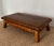Rustic European Oversized Vintage Leather and Wood Gym Bench For Sale - Image 3 of 18