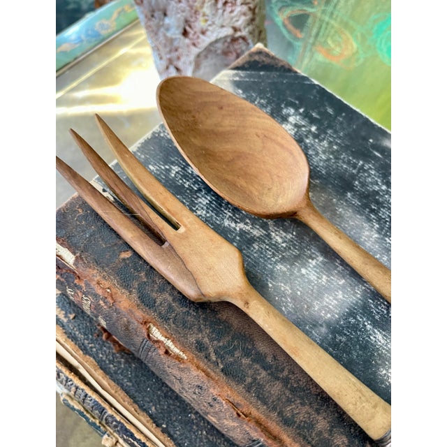 Vintage French Sterling Silver Salad Tongs- 2 Pieces For Sale - Image 12 of 12