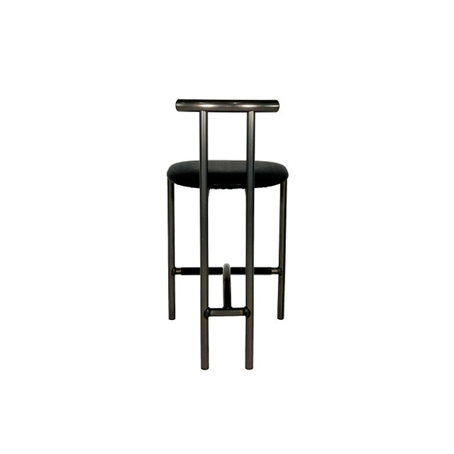 Vintage Post Modern Rodney Kinsman "Tokyo" for Bieffeplast Style Barstools - Set of Three For Sale In Salt Lake City - Image 6 of 17