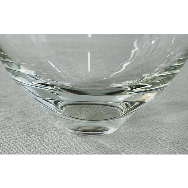 Gold/Crystal Wine Glasses and Dessert Glass Bowls, Set of 12 For Sale - Image 11 of 13