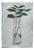 Justyna Kuklo, Tall Transparent Vase with a Twig, 2020, Oil on Canvas, Framed For Sale