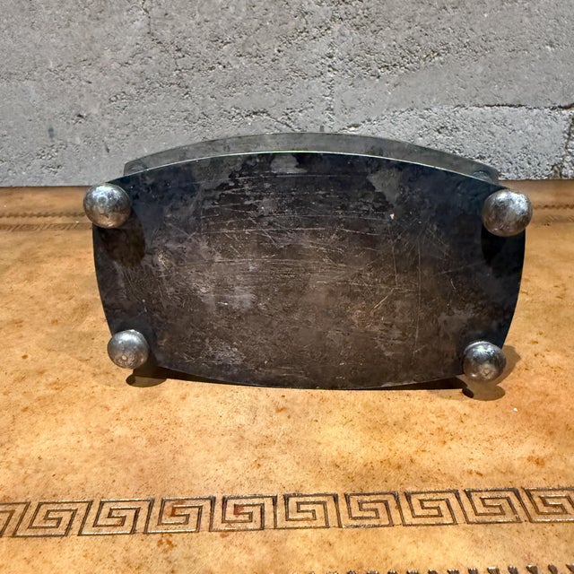 Vintage Silver-Plated Cruet Stand or Carrier Mid Century Modern For Sale - Image 11 of 13