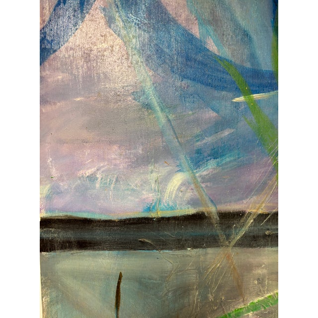 Abstract Vintage Contemporary Abstract Oil Painting For Sale - Image 3 of 18