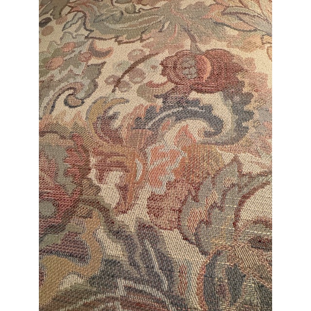 Wood Late 20th Century Thomasville Hollywood Regency Scroll Arm Mahogany Bench For Sale - Image 7 of 8