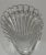 Baccarat Mid 20th Century Baccarat Crystal Shell Dish – Clear Ribbed Scallop Trinket Bowl – France For Sale - Image 4 of 7
