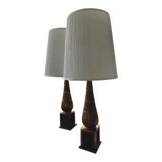 1960s Mid-Century Lamps - a Pair For Sale