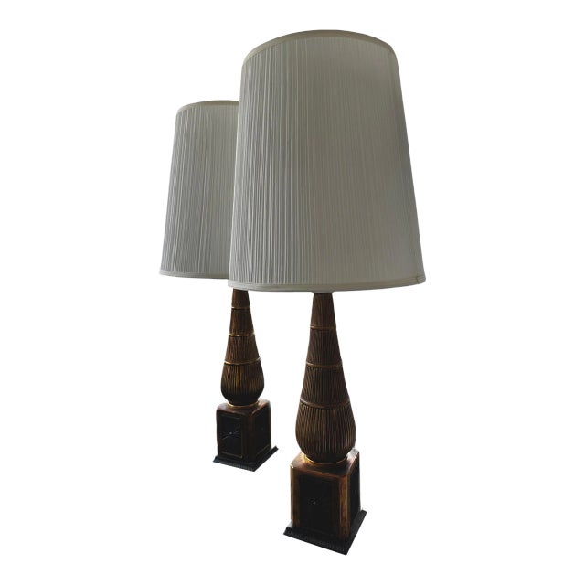 1960s Mid-Century Lamps - a Pair For Sale