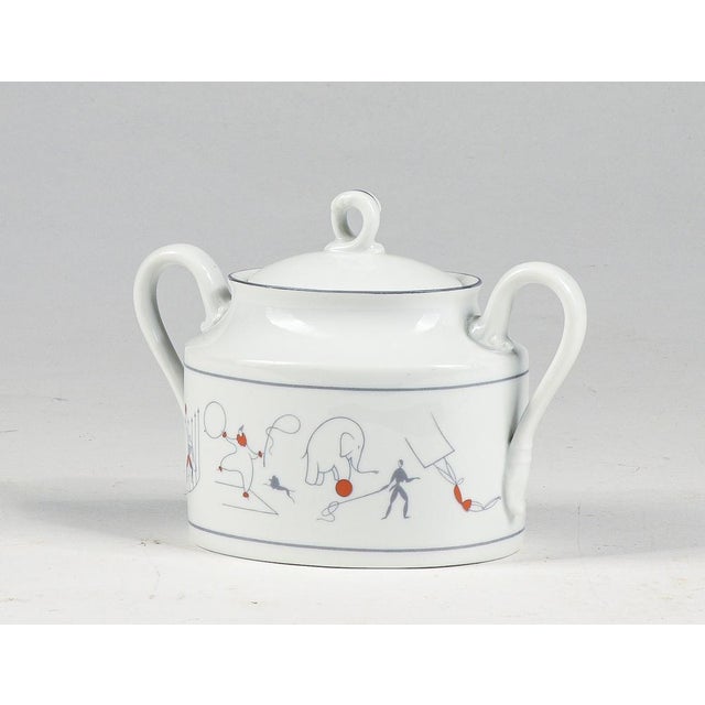 Sugar Bowl Circus Series by Richard Ginori, Gio Pontis for Lazzaroni, 1950 For Sale - Image 16 of 18