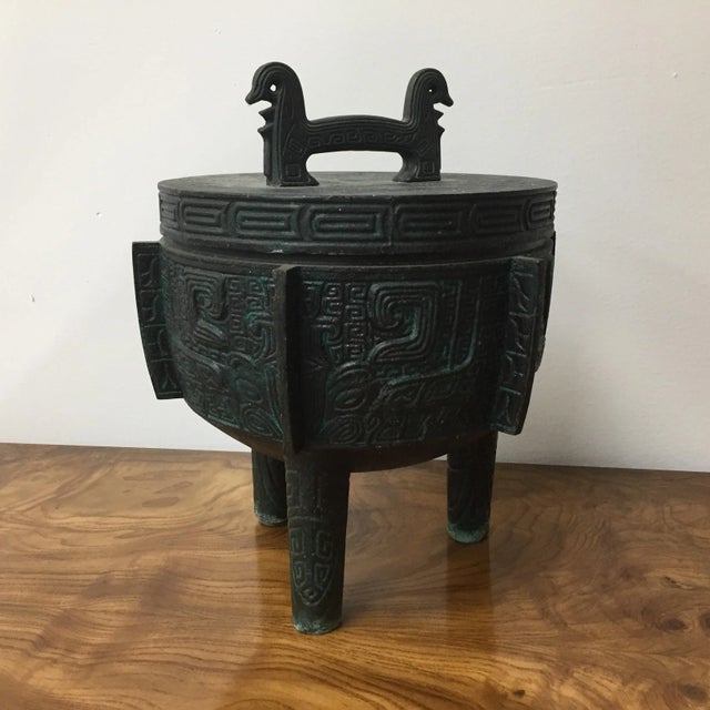 1970s Vintage Asian Style of James Mont Inspired Ice Bucket For Sale In Houston - Image 6 of 6