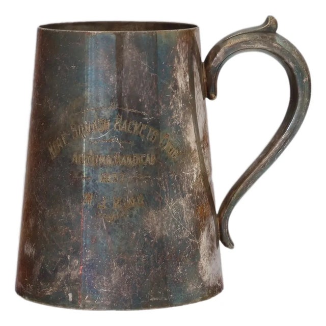 1937 English Squash Club Sporting Trophy For Sale