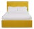 Hadley King Bedframe, Golden Velvet For Sale