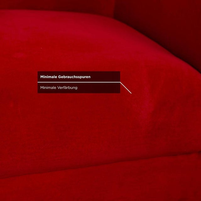 Gaudi Armchair in Red Velvet with Lions Paws from Bretz For Sale - Image 6 of 13