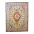 Antique Persian Tabriz Wool 9x12 Yellow, Taupe & Rose Handmade Area Rug #9902296 For Sale