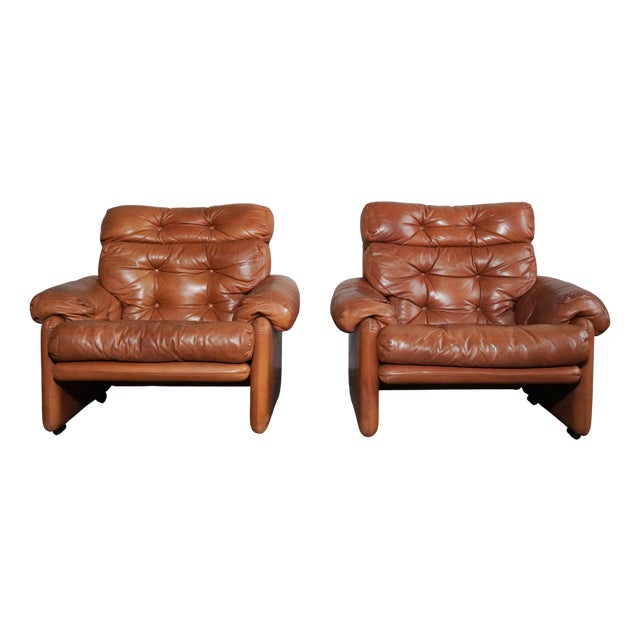 Coronado Chairs by Afra and Tobia Scarpa for C&B, 1968, Set of 2 For Sale