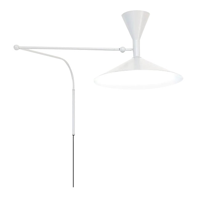 Le Corbusier 'Lampe De Marseille' Wall Lamp for Nemo in White For Sale