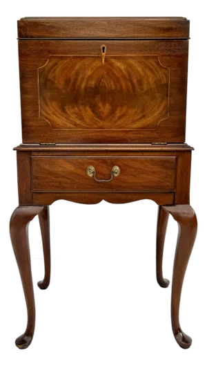 Henkel-Harris Solid Mahogany Inlay Silverchest Style 2530
