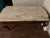1920s 1920s Traditional Cherry Wood and Marble Coffee Table For Sale - Image 5 of 6