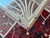 Mid 20th Century Grape Leaf & Vine Wrought Iron Outdoor Patio Table W/Glass Top & 6 Mesh Seat Chairs For Sale - Image 12 of 12