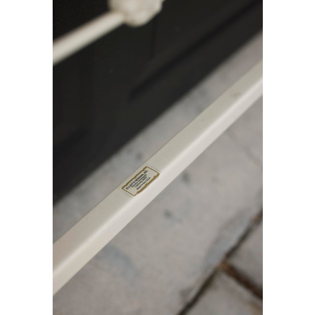 White Vintage White King Headboard & Footboard by Elliot’s Designs, Inc. – Classic Elegant Bedroom Set For Sale - Image 8 of 10