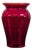 Red Plastic Stool Attributed to Kartell For Sale