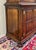 Brown Antique English Large Bookcase Bookshelf Cabinet Double Door Glass Oak C. 1910s For Sale - Image 8 of 18