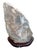 Large Natural Citrine Quartz Crystal Specimen on Wooden Base-Brazil 20th Century For Sale - Image 9 of 10