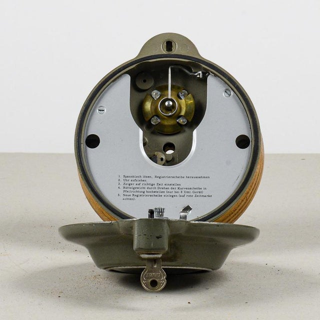 Metal Clock from Kienzle Apparate GmbH, 1960 For Sale - Image 7 of 9