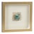 Gold Framed 1-Pc Emerald Crystal Wall Decor For Sale