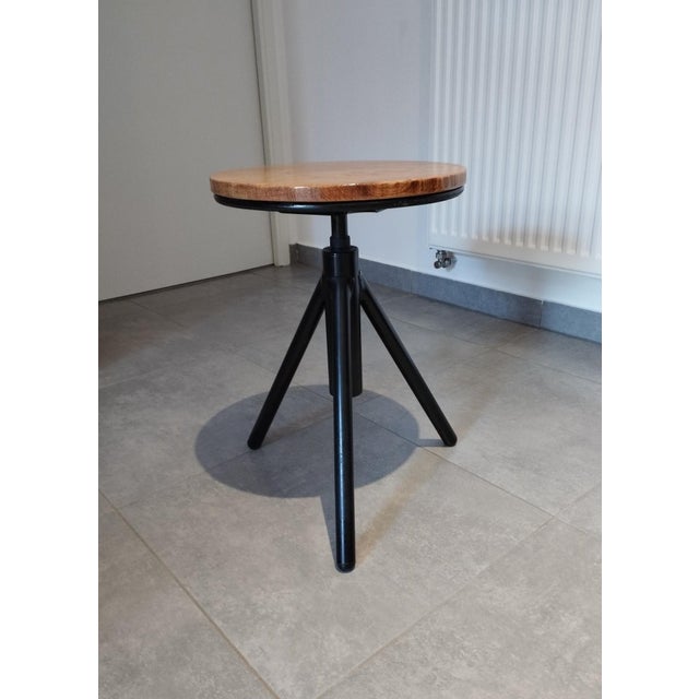 Industrial Industrial Adjustable Tripod Stool For Sale - Image 3 of 16