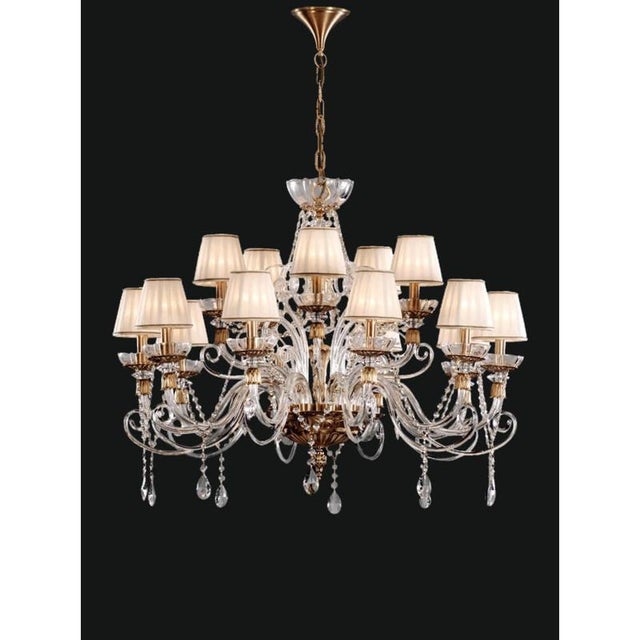 Collection Royal Chandelier in Metal and Crystal by Jago For Sale - Image 6 of 9