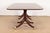 Baker Furniture Style Georgian Banded Mahogany Double Pedestal Extension Dining Table, Newly Refinished For Sale - Image 13 of 14