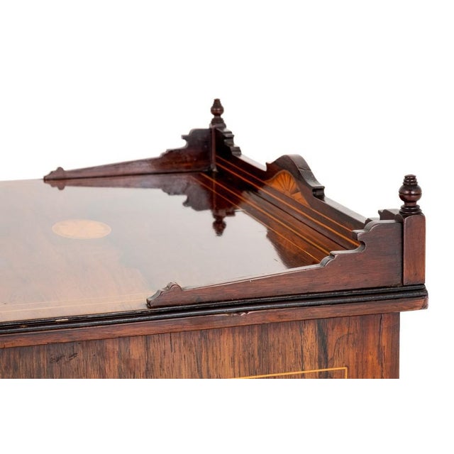 Wood Victorian Music Cabinet in Rosewood, 1880 For Sale - Image 7 of 15