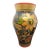 Vintage Ussr Russian Folk Art Wood Floral Design Vase For Sale